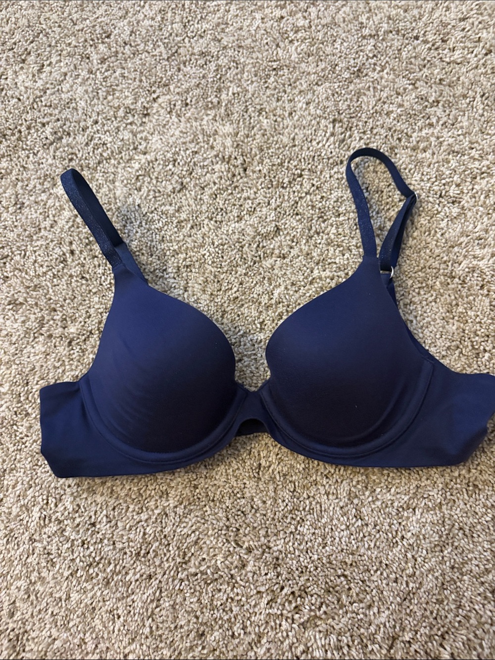 Aerie Smooth T-Shirt Bra in Navy
